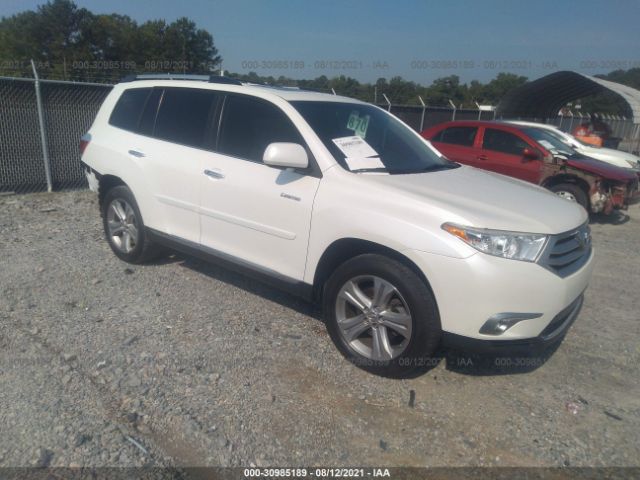 TOYOTA HIGHLANDER 2013 5tdyk3eh0ds119697