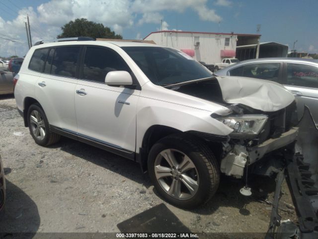 TOYOTA HIGHLANDER 2013 5tdyk3eh0ds121367