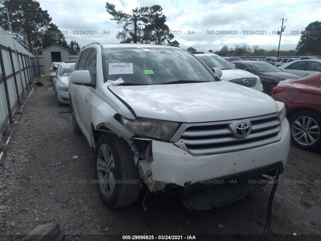 TOYOTA HIGHLANDER 2011 5tdyk3eh1bs047700