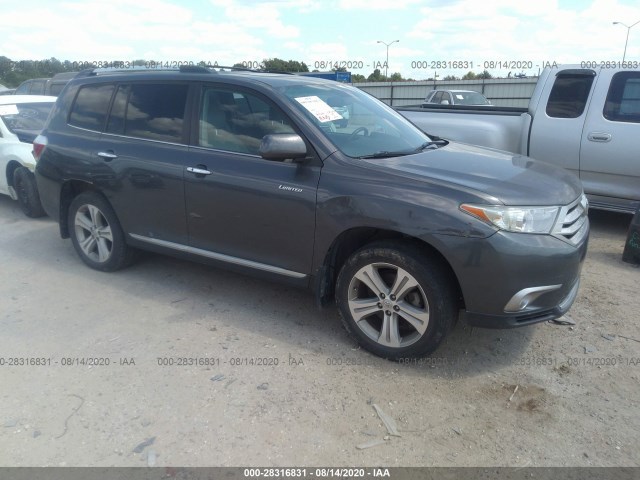 TOYOTA HIGHLANDER 2012 5tdyk3eh1cs072923