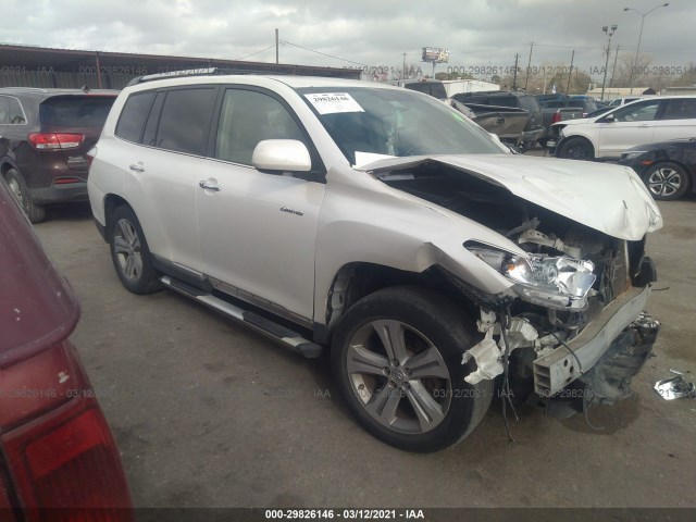 TOYOTA HIGHLANDER 2013 5tdyk3eh1ds100107