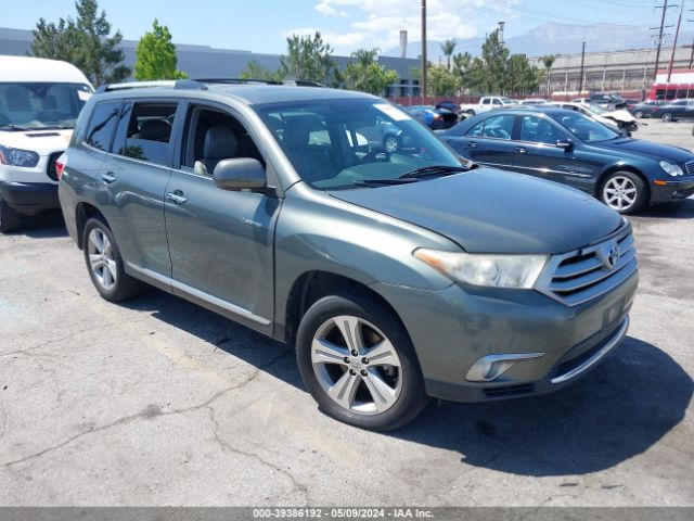 TOYOTA HIGHLANDER 2013 5tdyk3eh1ds115321