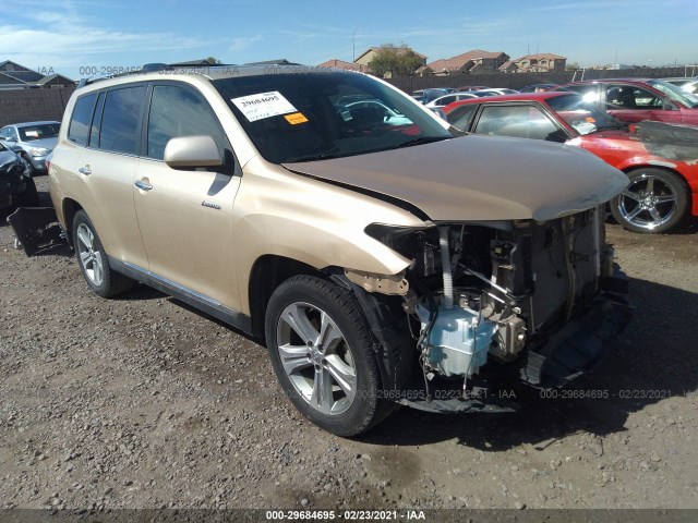 TOYOTA HIGHLANDER 2011 5tdyk3eh2bs050007