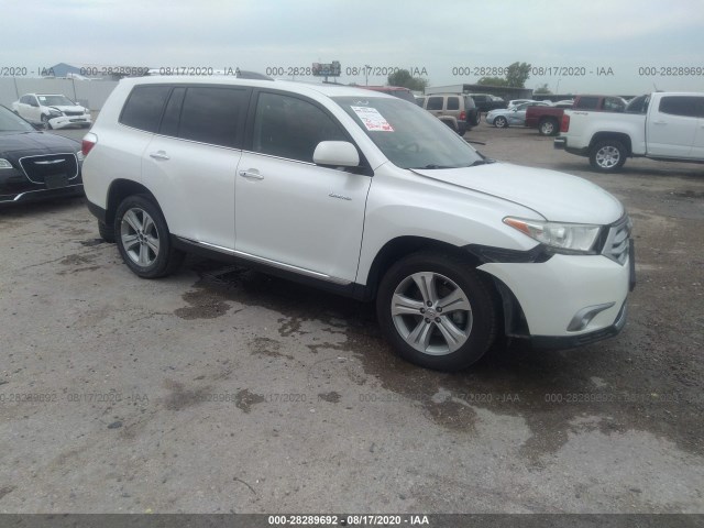 TOYOTA HIGHLANDER 2013 5tdyk3eh2ds108054