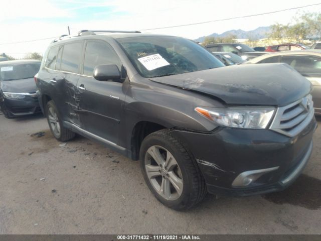 TOYOTA HIGHLANDER 2013 5tdyk3eh2ds115179