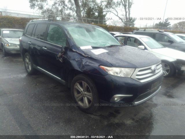 TOYOTA HIGHLANDER 2013 5tdyk3eh2ds116672