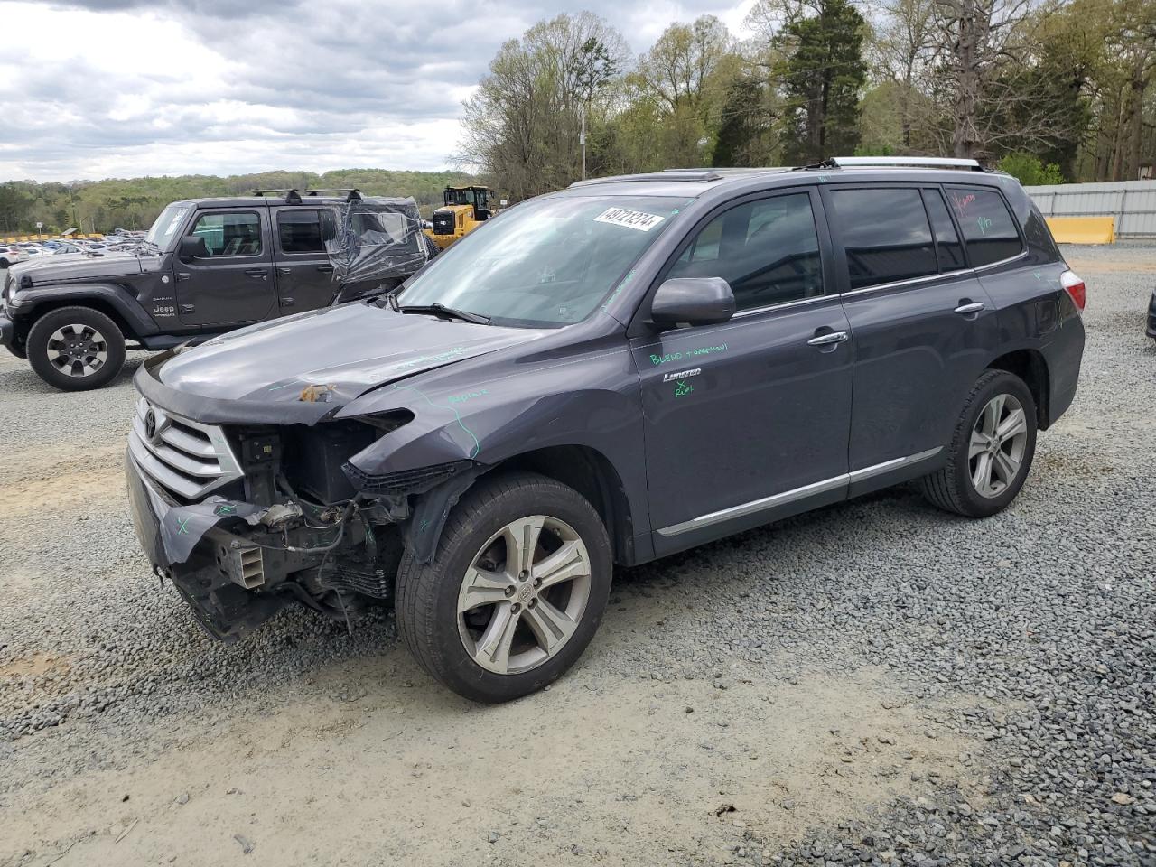 TOYOTA HIGHLANDER 2013 5tdyk3eh2ds116784