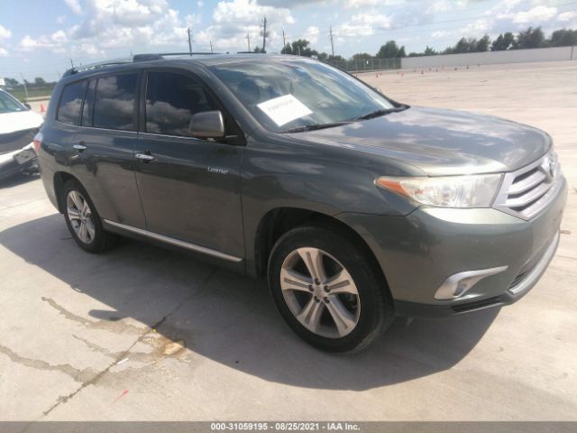 TOYOTA HIGHLANDER 2013 5tdyk3eh2ds117269