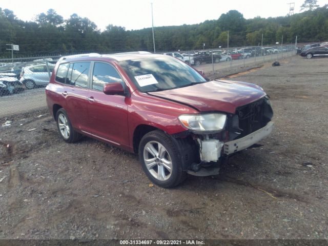 TOYOTA HIGHLANDER 2010 5tdyk3eh3as017659