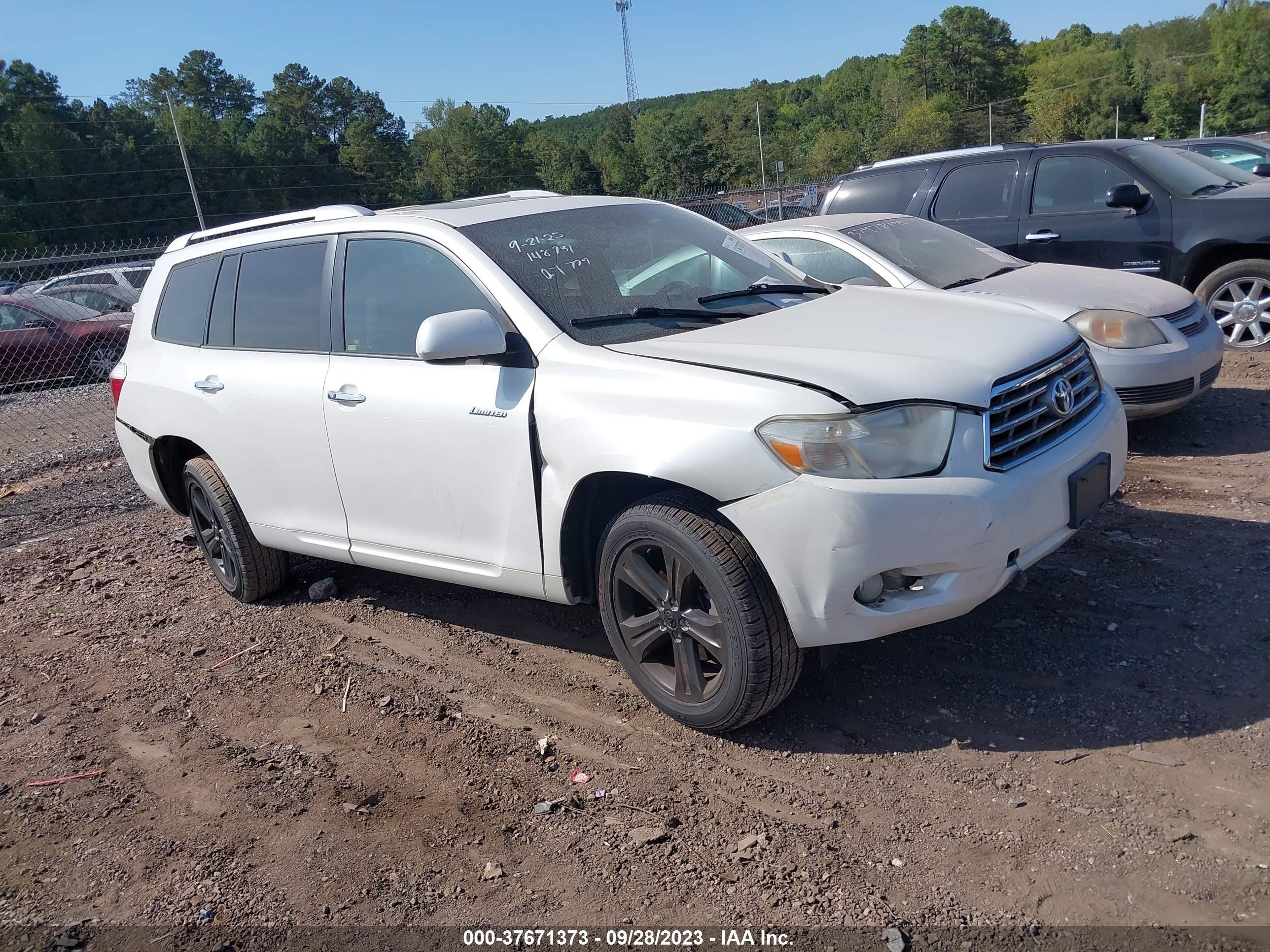 TOYOTA HIGHLANDER 2010 5tdyk3eh3as022828