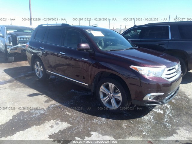 TOYOTA HIGHLANDER 2012 5tdyk3eh3cs072650