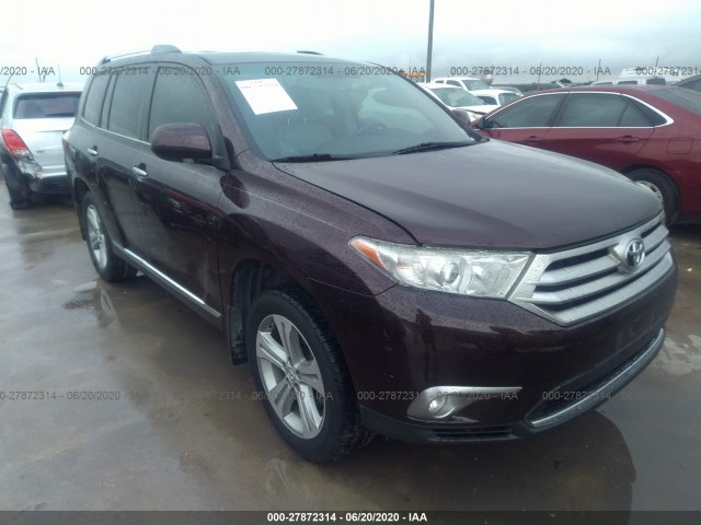 TOYOTA HIGHLANDER 2012 5tdyk3eh3cs076150