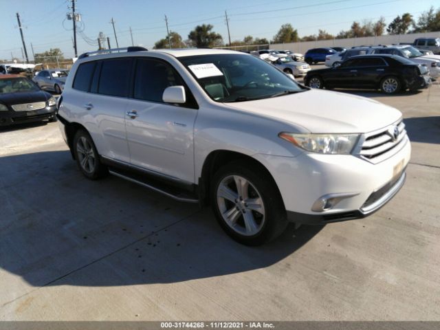 TOYOTA HIGHLANDER 2013 5tdyk3eh3ds134565