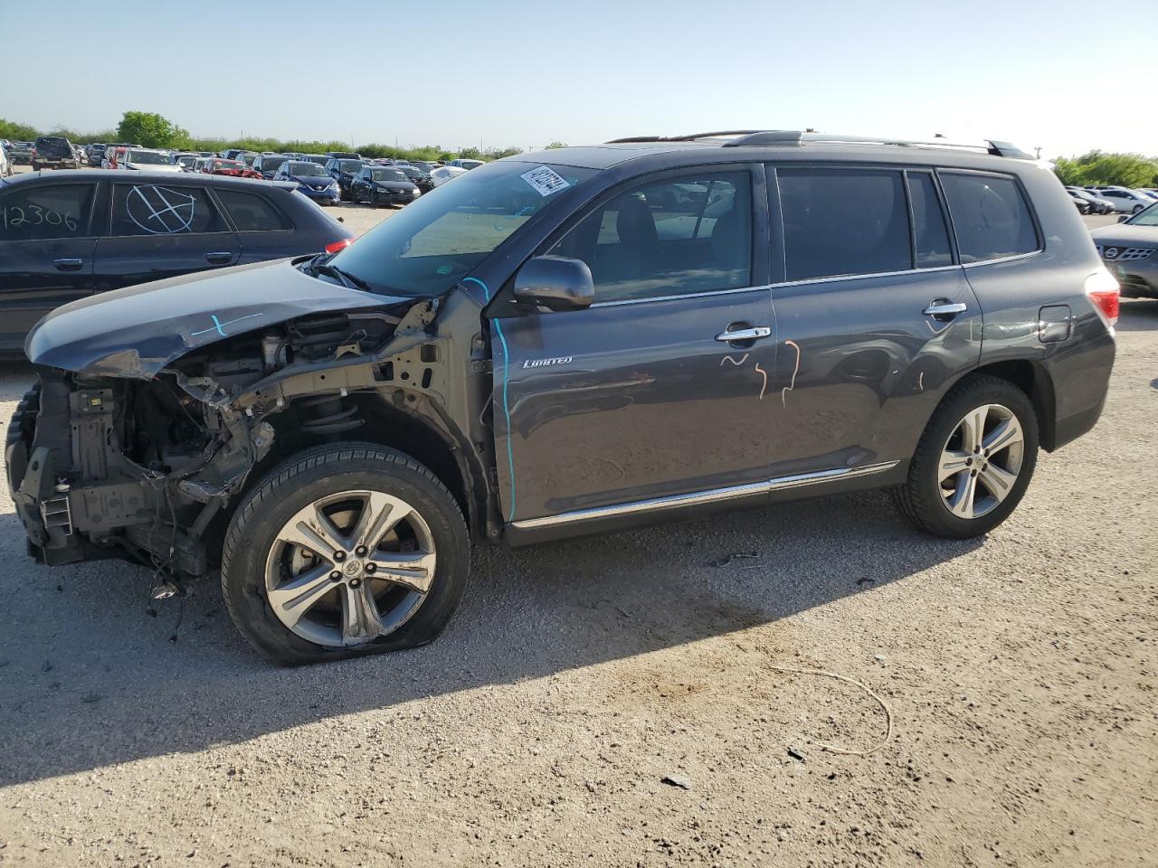 TOYOTA HIGHLANDER 2012 5tdyk3eh4cs057591