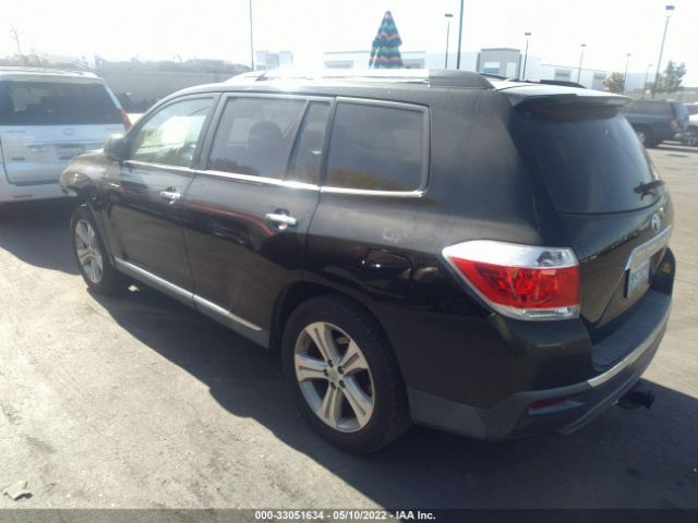 TOYOTA HIGHLANDER 2012 5tdyk3eh4cs073905