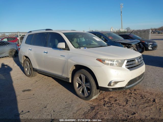 TOYOTA HIGHLANDER 2012 5tdyk3eh4cs083334