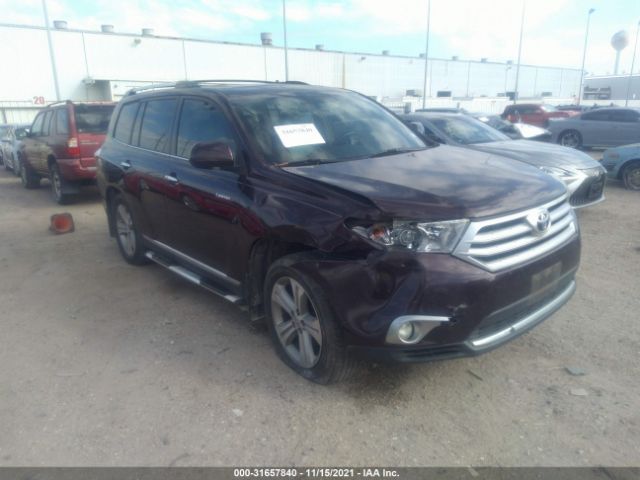 TOYOTA HIGHLANDER 2013 5tdyk3eh4ds094500