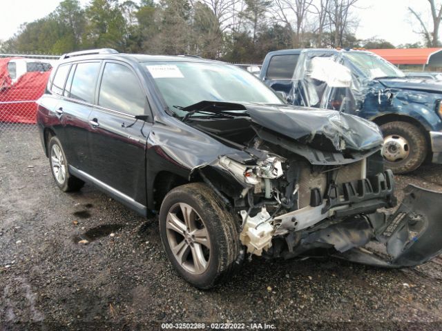 TOYOTA HIGHLANDER 2013 5tdyk3eh4ds122487