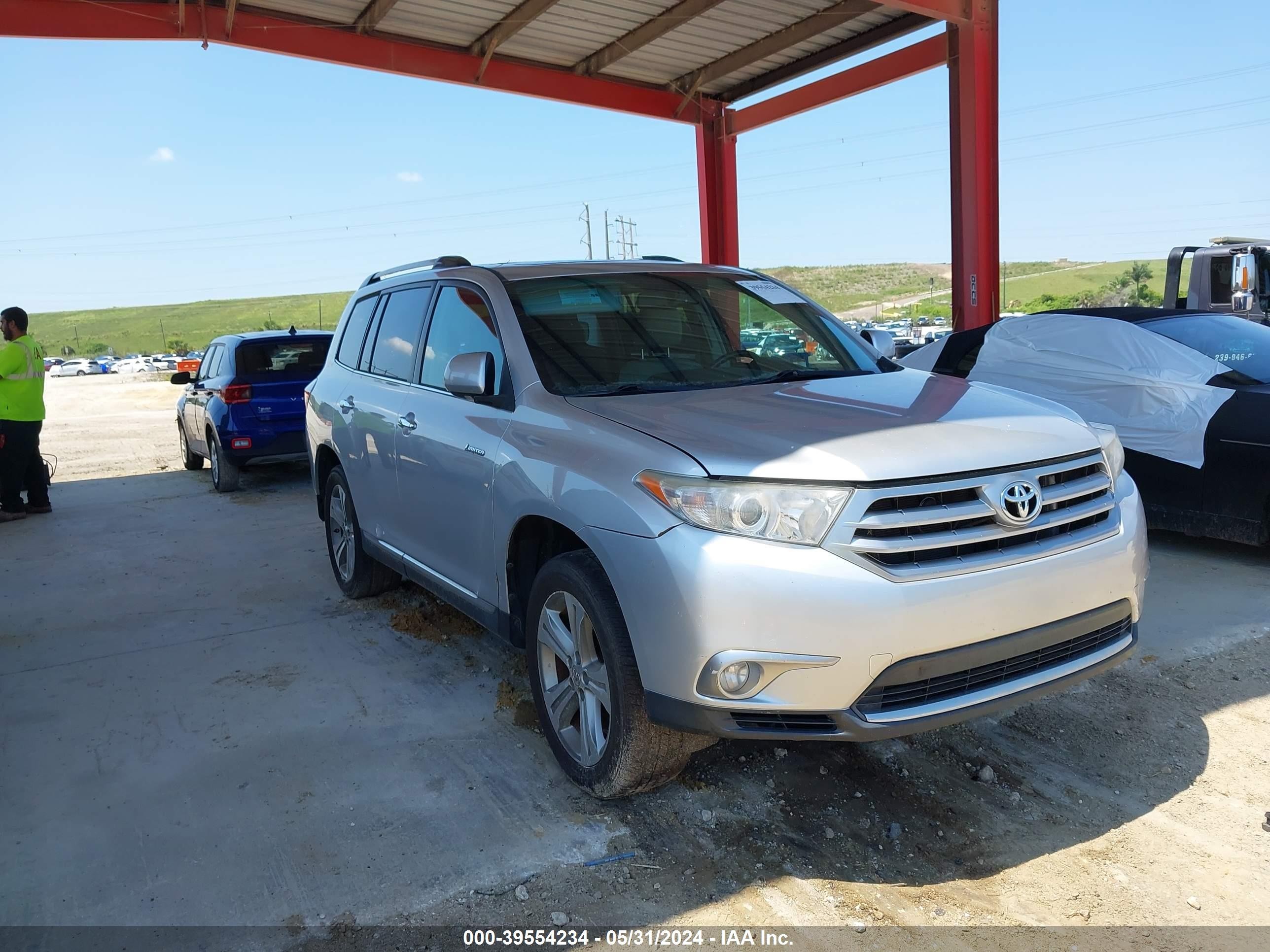 TOYOTA HIGHLANDER 2012 5tdyk3eh5cs070821