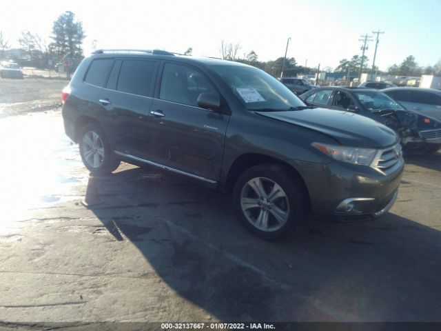 TOYOTA HIGHLANDER 2012 5tdyk3eh6cs071329