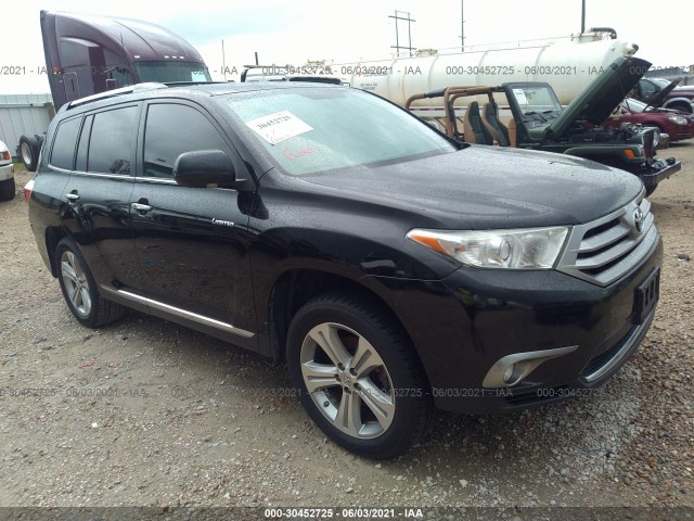 TOYOTA HIGHLANDER 2013 5tdyk3eh6ds100278