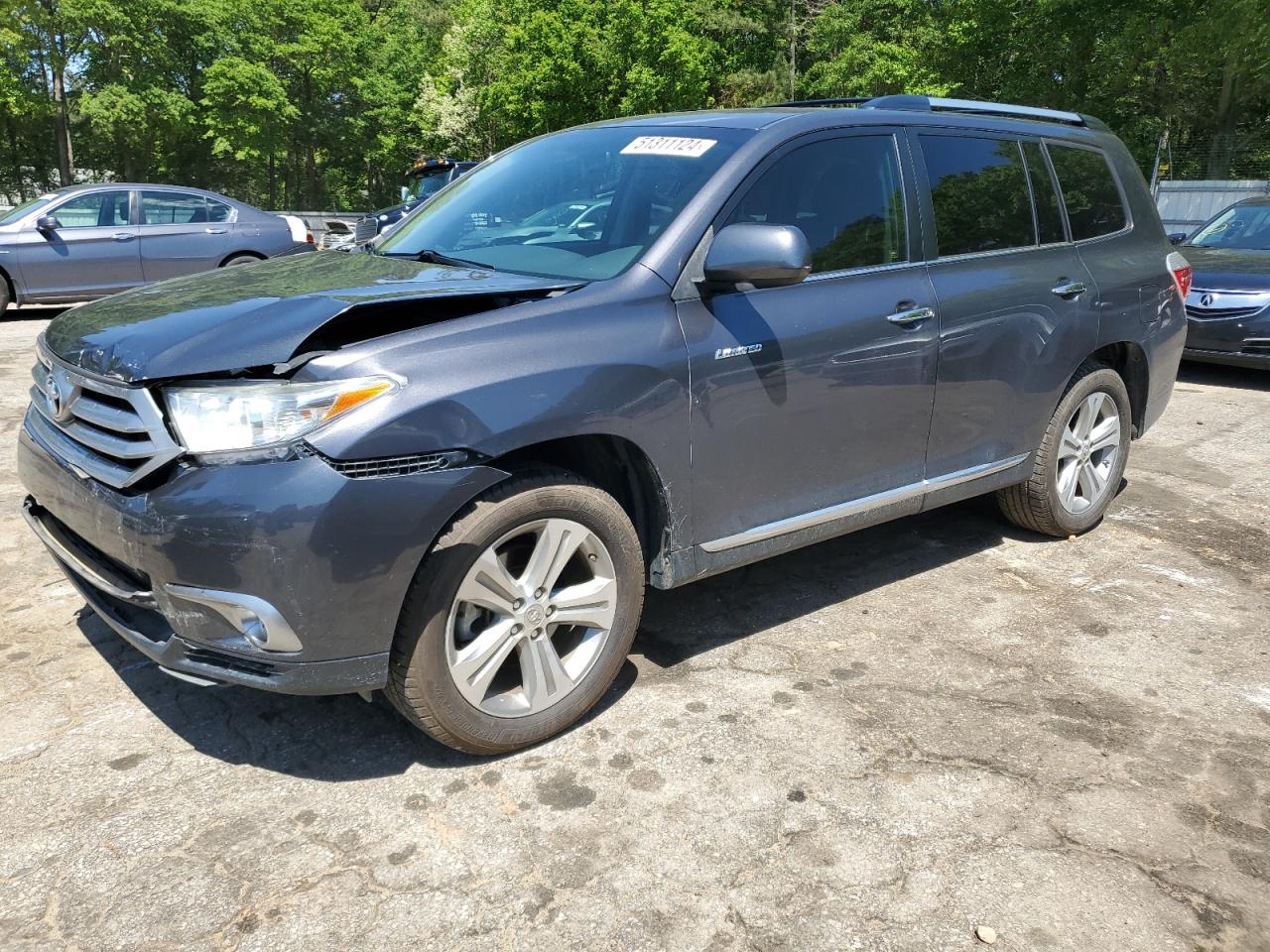 TOYOTA HIGHLANDER 2013 5tdyk3eh6ds113788