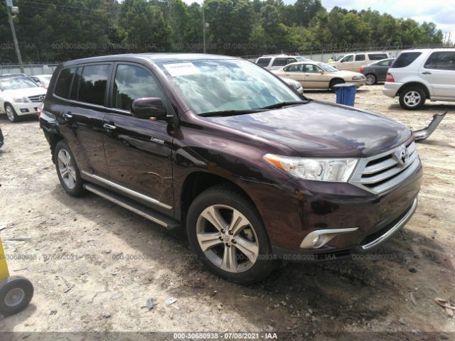 TOYOTA HIGHLANDER 2013 5tdyk3eh6ds127920