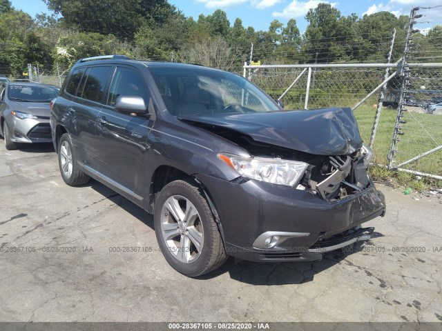 TOYOTA HIGHLANDER 2012 5tdyk3eh7cs055592