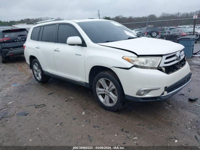 TOYOTA HIGHLANDER 2012 5tdyk3eh7cs057326