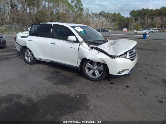 TOYOTA HIGHLANDER 2013 5tdyk3eh7ds117221