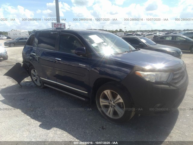 TOYOTA HIGHLANDER 2013 5tdyk3eh7ds134648