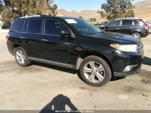 TOYOTA HIGHLANDER 2012 5tdyk3eh8cs076161