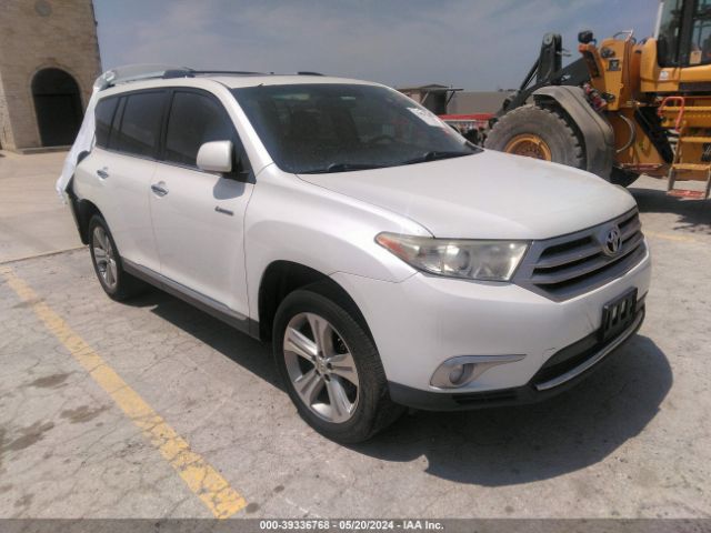 TOYOTA HIGHLANDER 2012 5tdyk3eh8cs082283