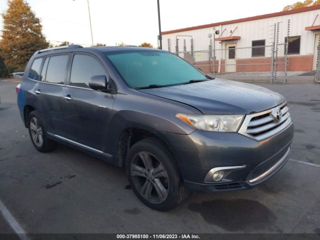 TOYOTA HIGHLANDER 2012 5tdyk3eh8cs082350