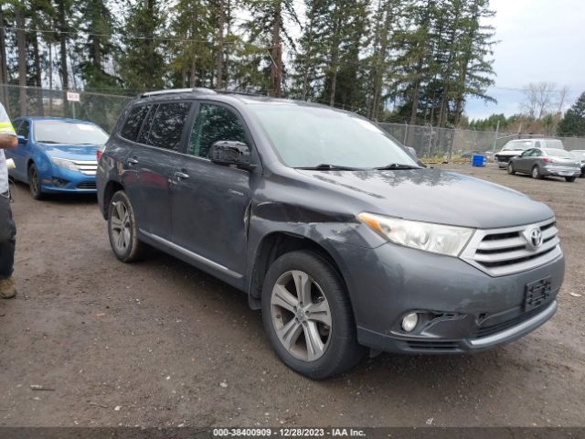 TOYOTA HIGHLANDER 2012 5tdyk3eh9cs050412