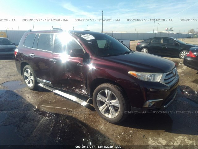 TOYOTA HIGHLANDER 2012 5tdyk3eh9cs052001