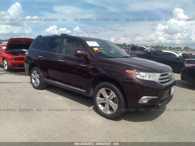 TOYOTA HIGHLANDER 2013 5tdyk3eh9ds109606