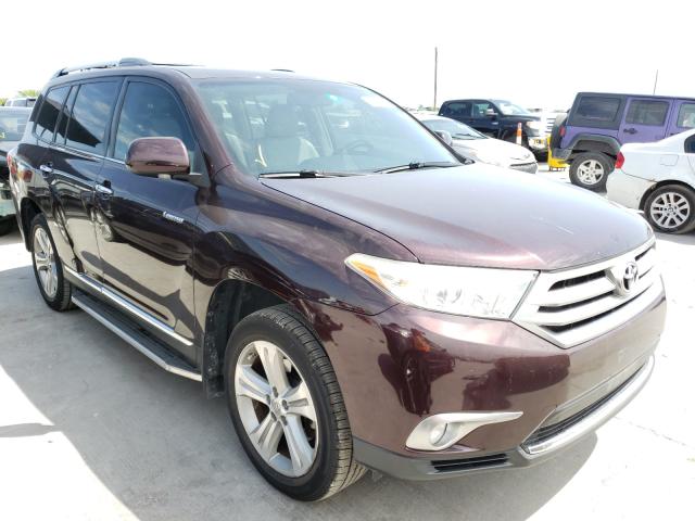 TOYOTA HIGHLANDER 2013 5tdyk3eh9ds112313