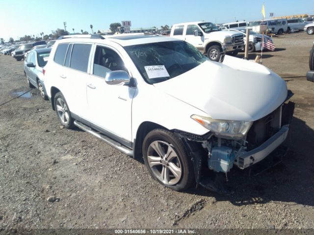 TOYOTA HIGHLANDER 2013 5tdyk3eh9ds121917