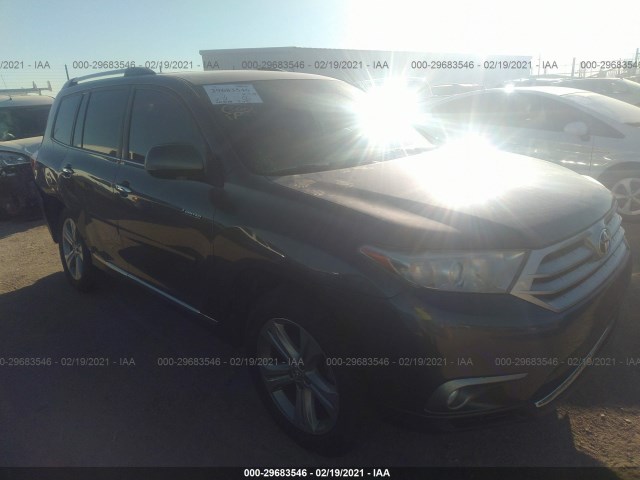 TOYOTA HIGHLANDER 2013 5tdyk3eh9ds124462