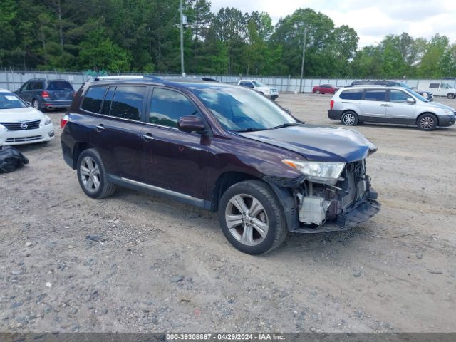 TOYOTA HIGHLANDER 2013 5tdyk3ehxds098082