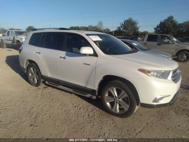 TOYOTA HIGHLANDER 2013 5tdyk3ehxds098776