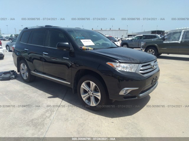 TOYOTA HIGHLANDER 2013 5tdyk3ehxds112532