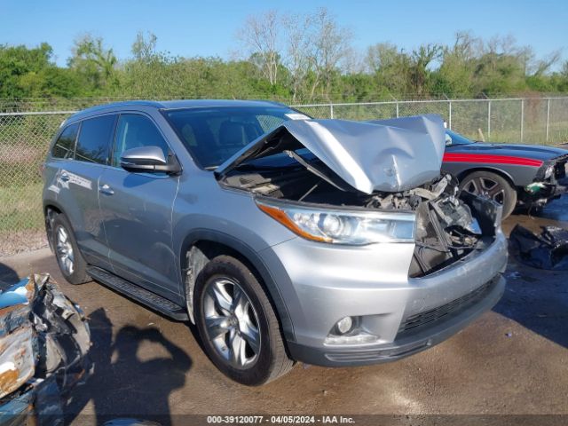 TOYOTA HIGHLANDER 2015 5tdykrfh0fs092182