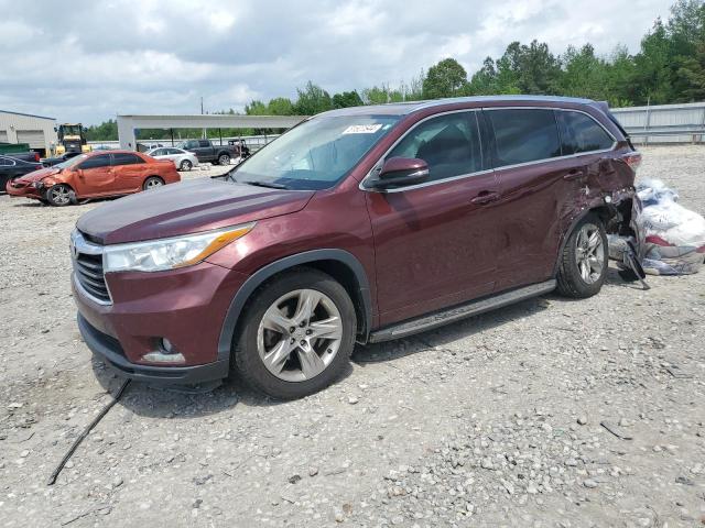 TOYOTA HIGHLANDER 2015 5tdykrfh0fs119851