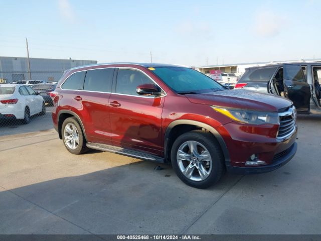 TOYOTA HIGHLANDER 2016 5tdykrfh0gs175130