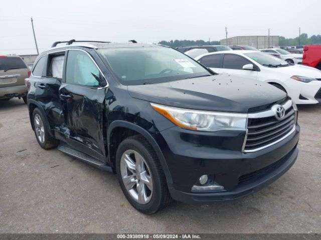 TOYOTA HIGHLANDER 2014 5tdykrfh1es004867