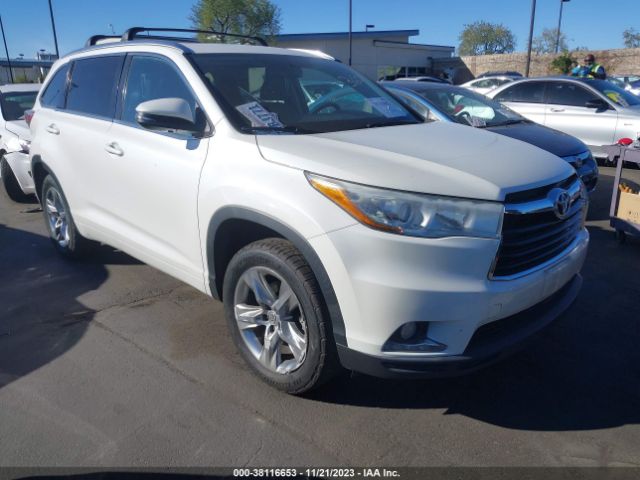 TOYOTA HIGHLANDER 2014 5tdykrfh1es023659