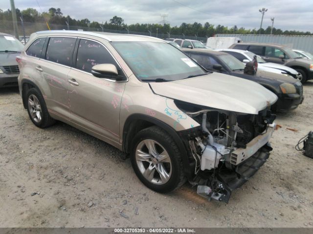 TOYOTA HIGHLANDER 2014 5tdykrfh1es033091