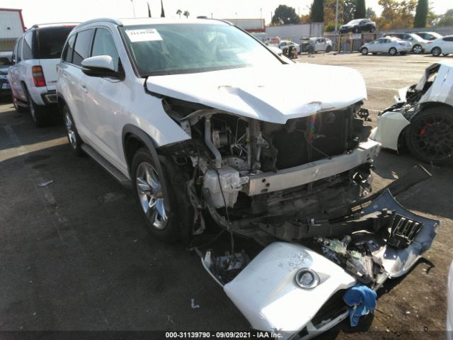 TOYOTA HIGHLANDER 2015 5tdykrfh1fs078694